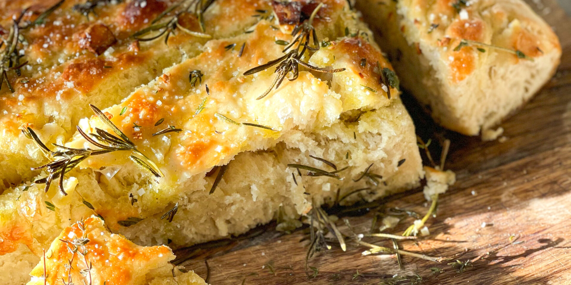 Brie, Garlic and Rosemary Focaccia - Tasting Thyme