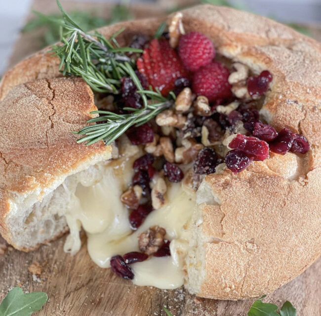 Baked Brie Bread Bowl