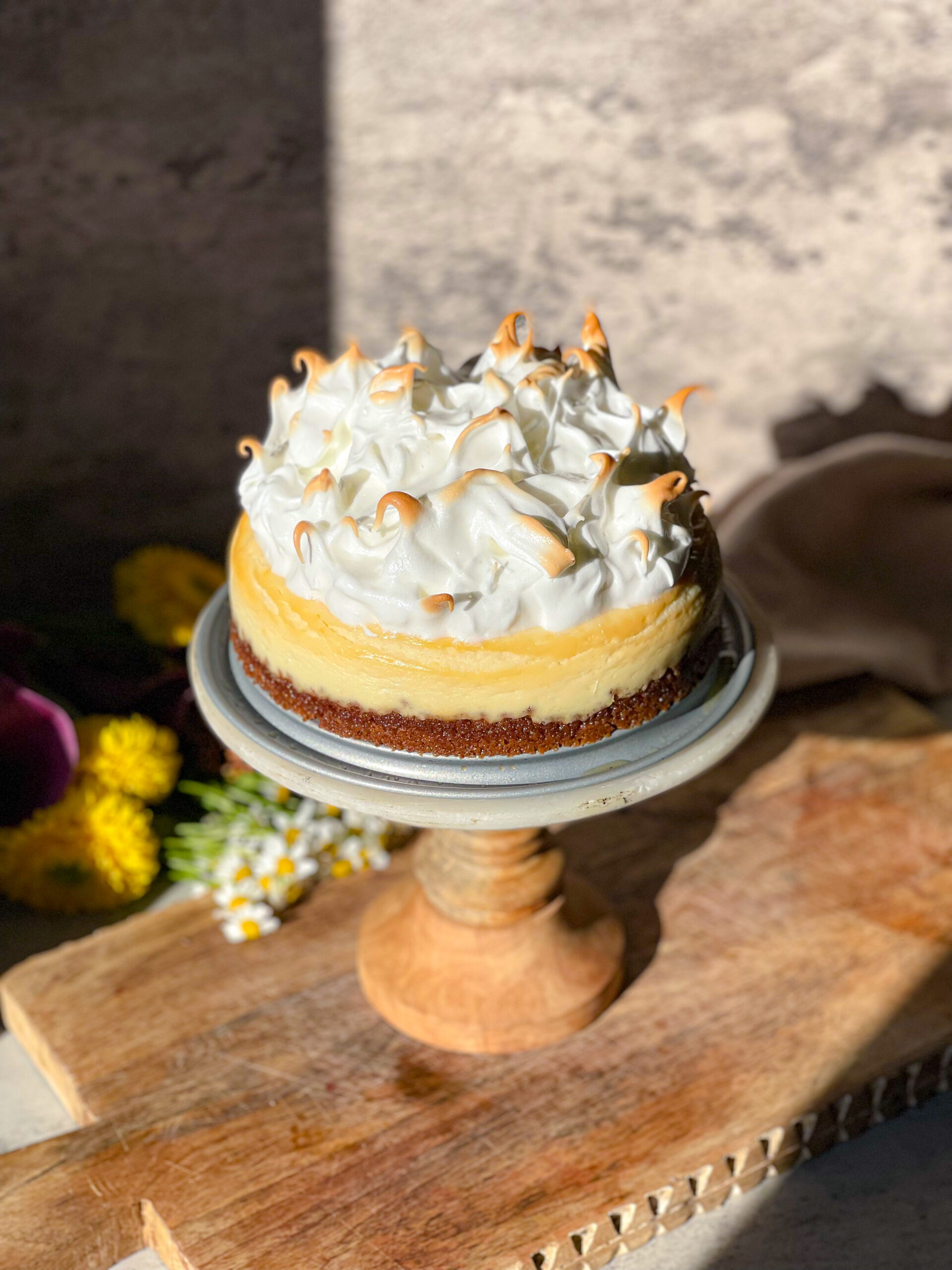 Lemon Meringue Cheesecake - Grazing Cape Cod