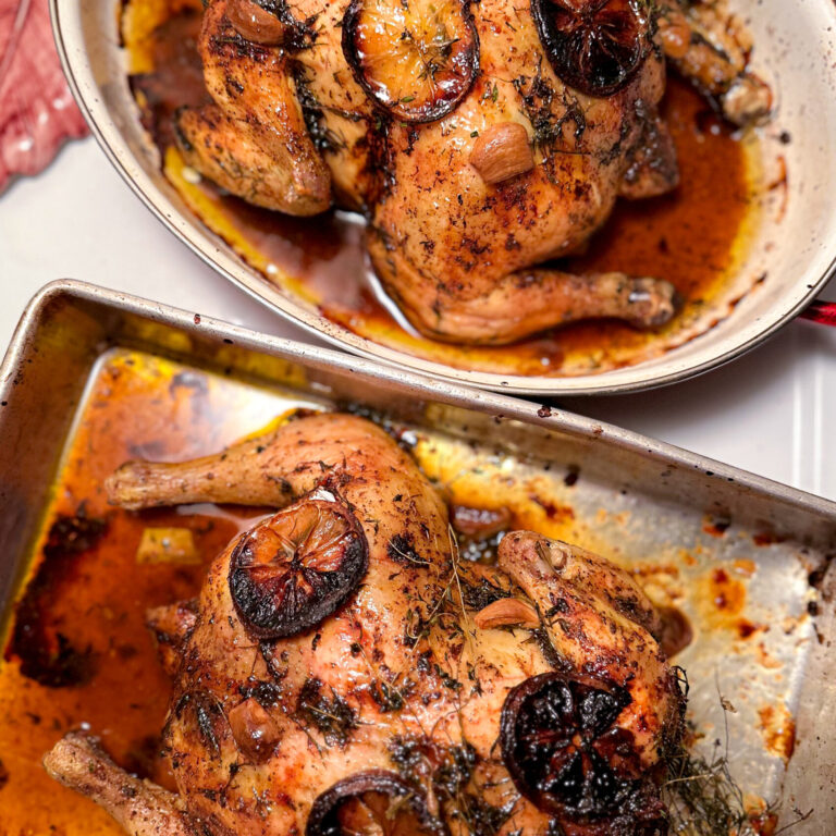 roasted whole chicken
