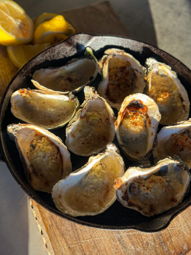 baked oysters