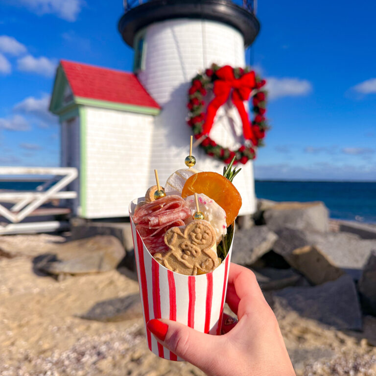 Christmas charcuterie cups