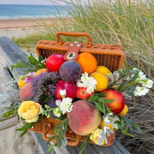stone and citrus basket